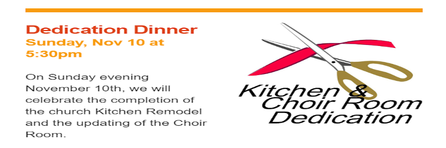 Dedication Dinner